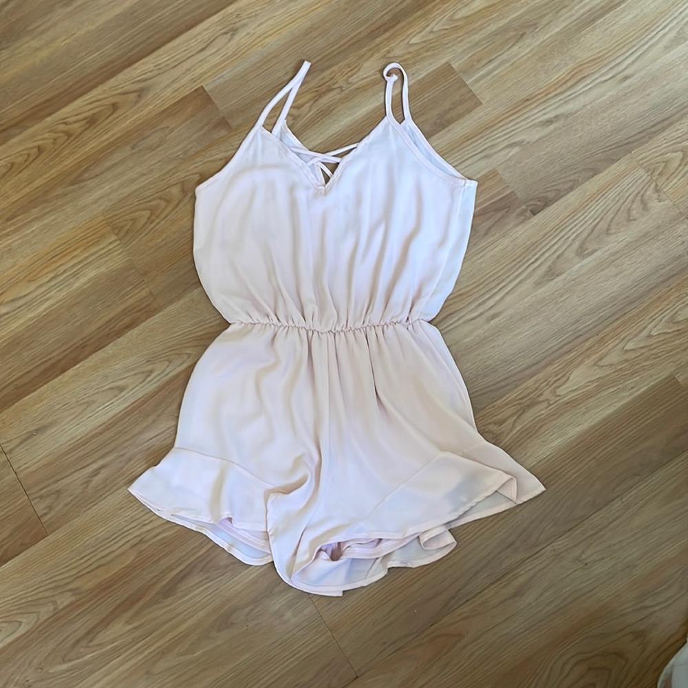 Blush Fashion Nova Romper